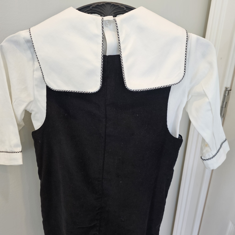 Boys N Berries Boy's Black Jon Jon With Matching Sailor Collared Shirt 2T - Picture 4 of 14
